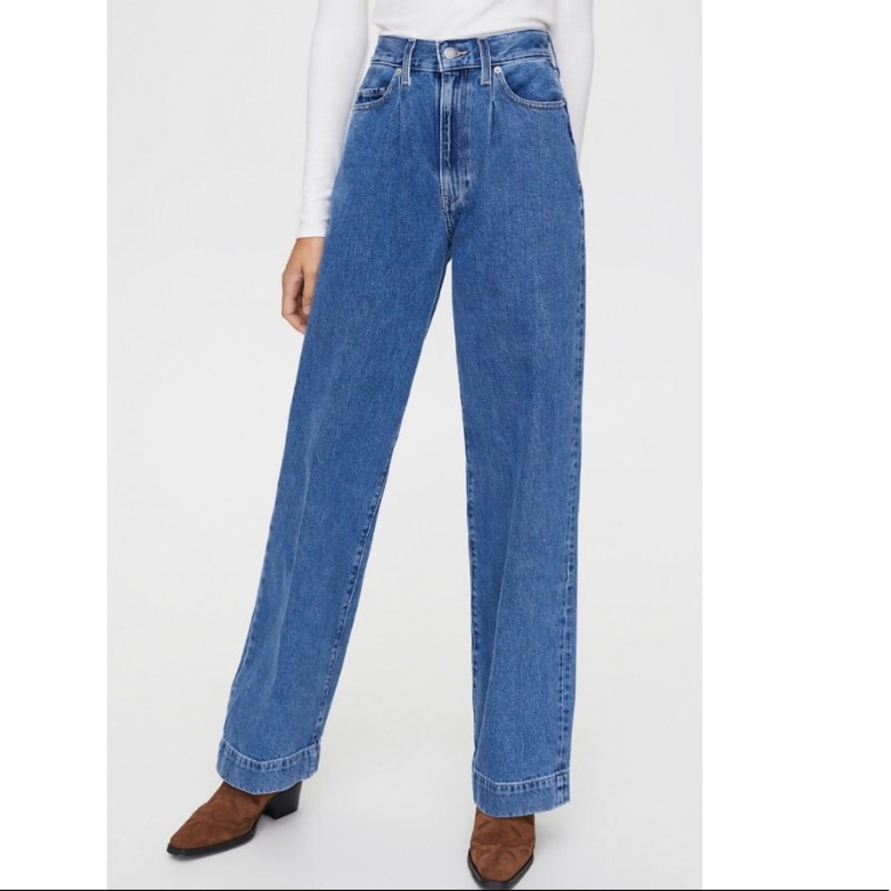 Wilfred Free Aritzia Harlow Jeans Front Pleat 00
